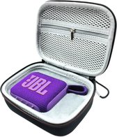 Beschermhoes geschikt voor JBL Go 4 Bluetooth Speaker - Hard case - Reis - Zwart