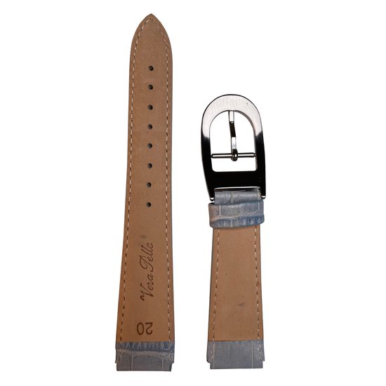 Maurice Lacroix Kroko Grain Original Horlogeband 19 mm lichtbruin Sthal sluiting, Riemen