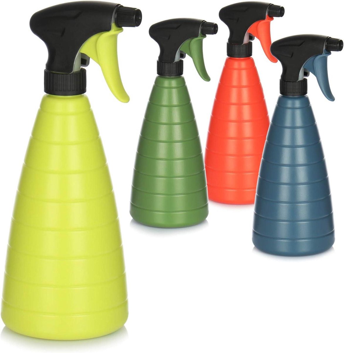 Green Harmony bloemenspuit 28 400 draad planten bewateren waterverneveling keuze varieert 4 stuks blauw-olijf-groen-rood Plantenspuit 2.0