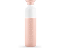 foto van Dopper Thermosfles Insulated Drinkfles - Pebble Peach - 350 ml