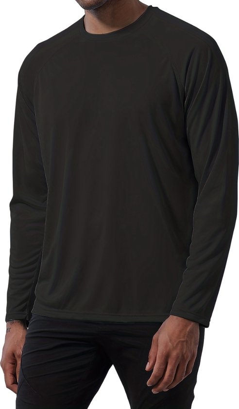 Nivard Rash Guard - Surf Shirt - Zwemkleding - UV Beschermende Kleding - Voor Zwemmen - Surfen - Duiken - Marineblauw - Maat L
