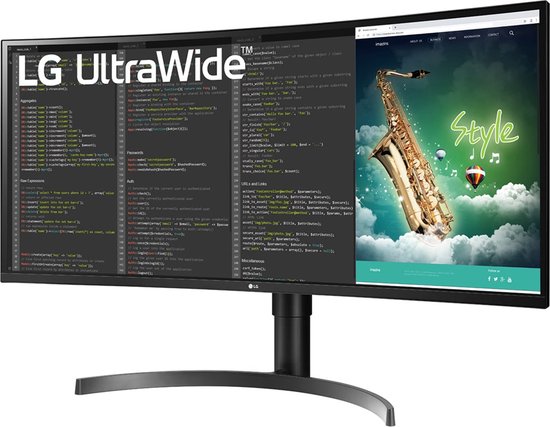35″ LG UltraWide QHD Monitor 3440×1440 21:9 HDR10 USB-C 100Hz 5ms AMD FreeSync Ergonomisch