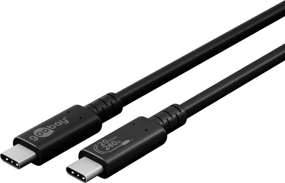 Synchroniseren en opladen USB-C™-kabel, USB4™ Gen 2x2, 240 W, 2 meter