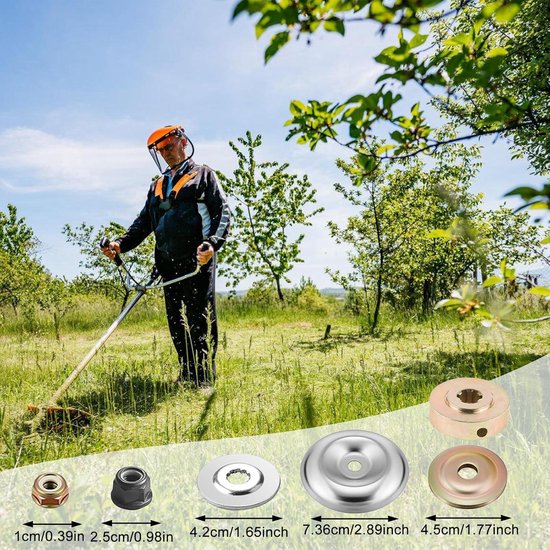 Roestvrij stalen onkruidborstel bosmaaier 150 x 254 mm kegel onkruidtrimmer - effectief onkruid en mos verwijderen - twist onkruidborstel - 15 cm Onkruidborstel van WOLF-Garten — afbeelding 2