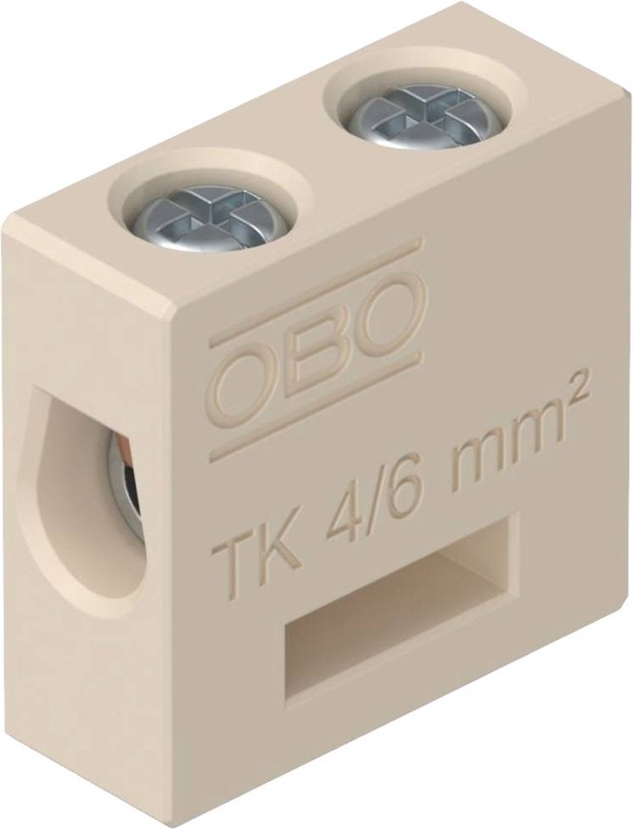 OBO Bettermann 7205700 TK 04 Keramiekklem Flexibel: - Massief: 4-4 mm² Aantal polen: 1 5 stuk(s)