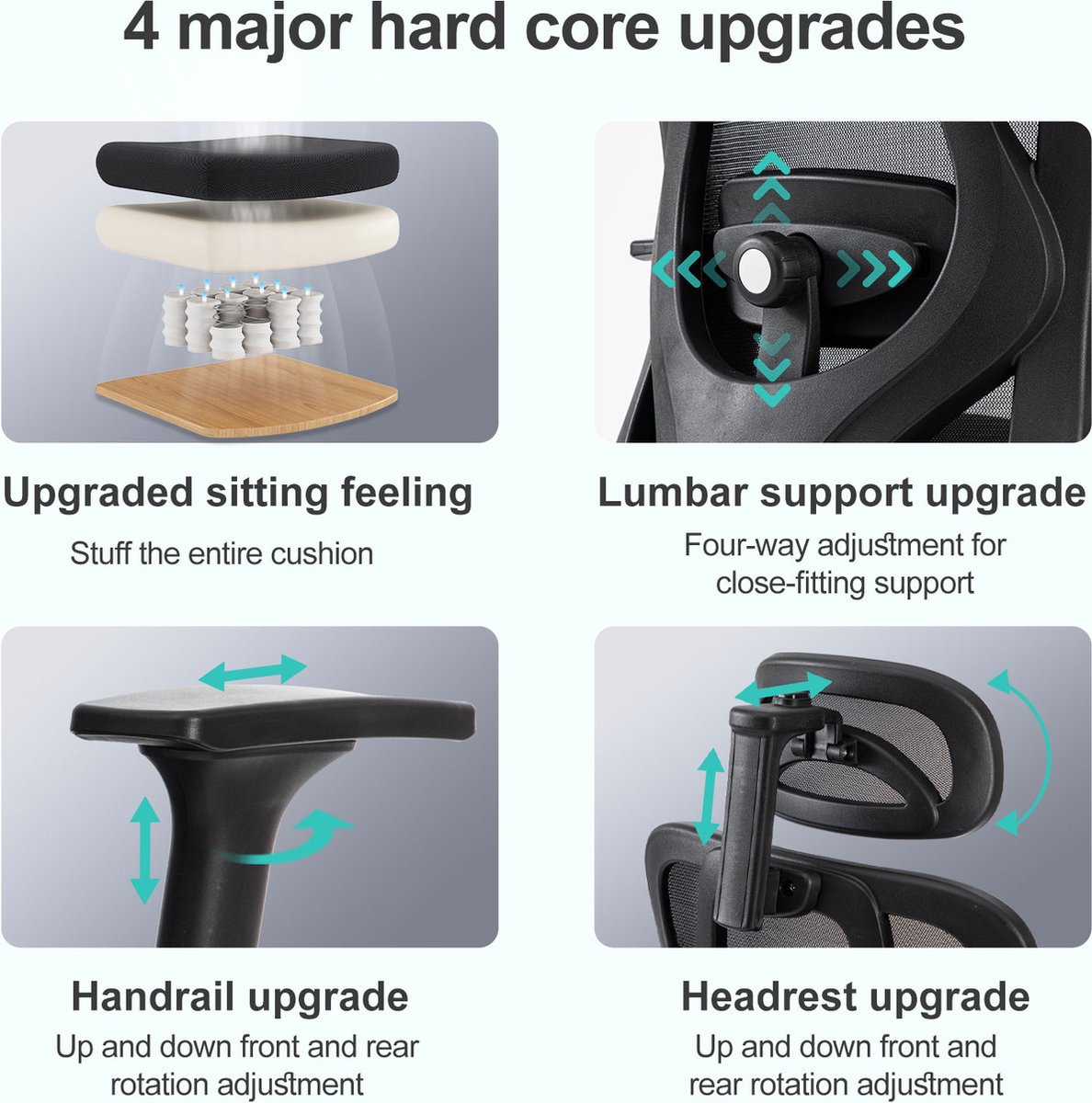 FOXSPORT Bureaustoel - Verstelbare (EAN: ...8850) - afbeelding 3