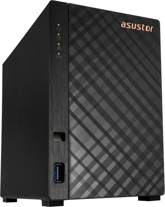 Asustor AS1102TL data-opslag-server NAS Mini Tower Realtek RTD1619B 1 GB DDR4 0 TB ADM Zwart — afbeelding 2