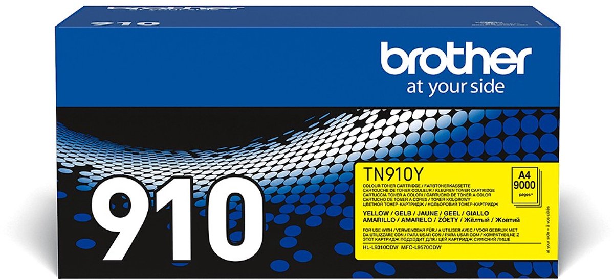 Brother TN-910Y Toner Geel Extra hoge capaciteit