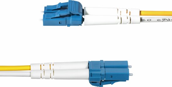 StarTech.com Câble Fibre Optique de 25m Duplex Monomode LC à LC (UPC) OS2, 9/125µm, 100G, Cordon Fibre Optique, Insensible à la Courbure, Faible Perte d'Insertion, Cordon Patch Fibre LSZH