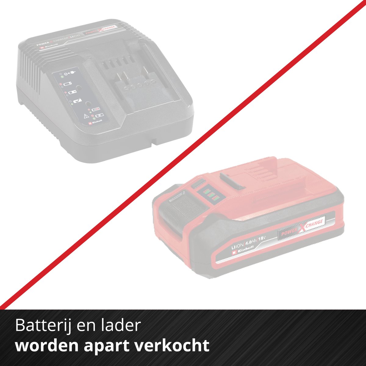 Afbeelding 3 van Einhell Accu Grastrimmer GP-CT 36/35 Li BL Solo - Power X-Change - 36 V/Li-ion - Maaidiameter: 35 cm - Elektrische toerentalregeling - Draagriem - Excl. accu en lader