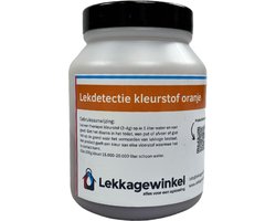 Lekdetectie kleurstof oranje 200 gram - riool - traceer - lekkage - waterlekkage