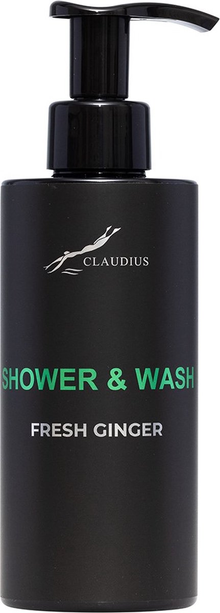 Goedkoopste Shower & Wash Fresh Ginger 300 ml - met pomp - zwarte fles
