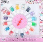 Create it! - Nagellakset met Draaiwiel - 16-Delig