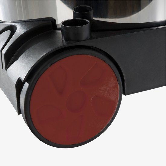 LEHMANN Nat-/droogzuiger met blaasfunctie, 25 liter, 2000 W, met stopcontact, multifunctionele stofzuiger voor huis, garage, werkplaats, tuin, met en zonder zak, incl. accessoires