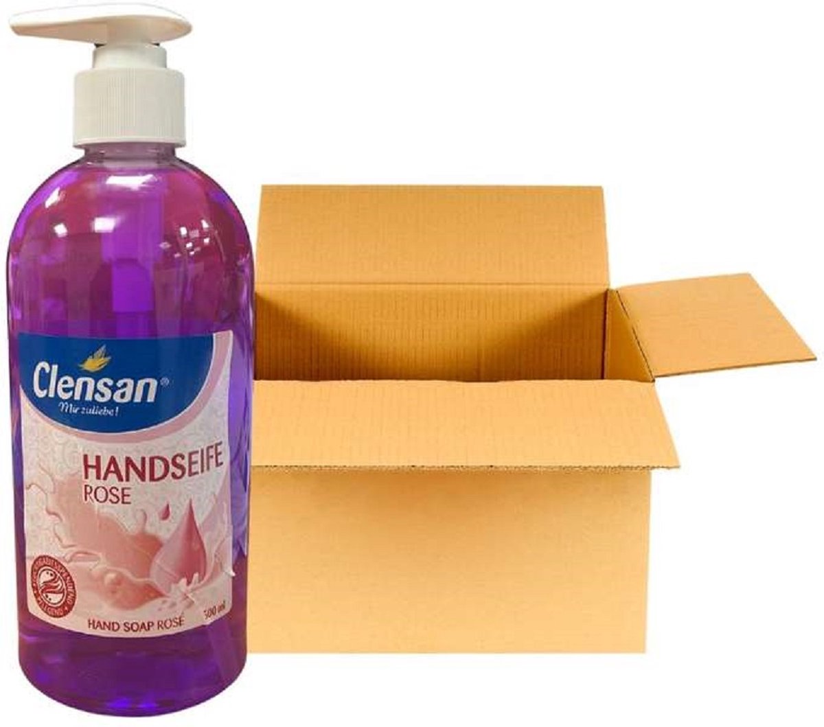 Goedkoopste Clensan - Handzeep - Rose - 12 x 500ml