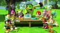 Een feestelijke picknick met Sonic, Shadow, Tails, Amy, Knuckles, Rouge en andere personages.