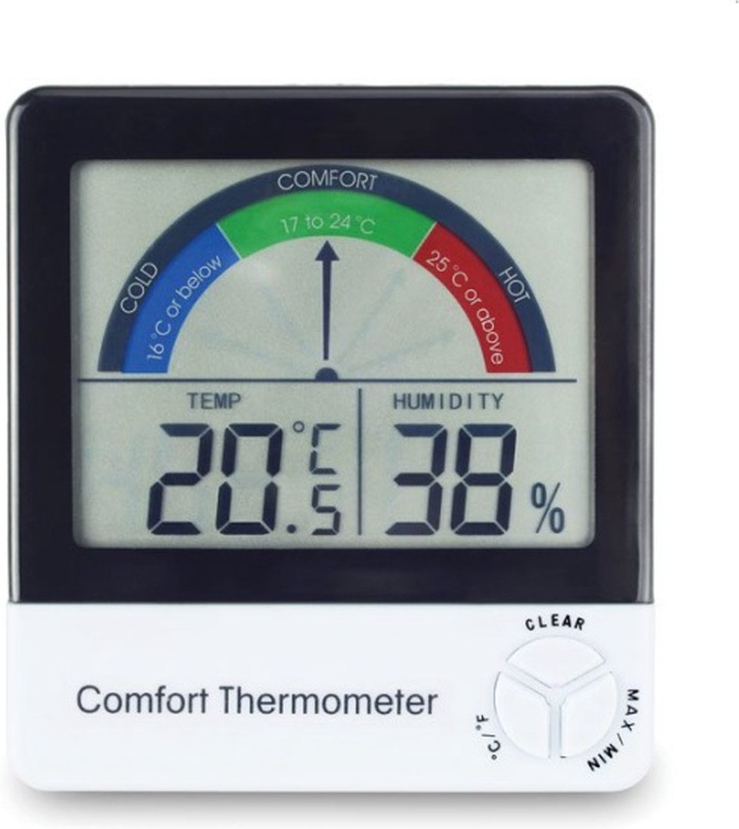 ETI - Comfort Thermometer - Temperatuur & Luchtvochtigheid - Met Max/Min Functie