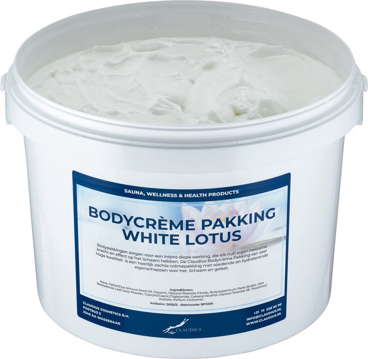 Bodycrème Pakking White Lotus - 1 liter
