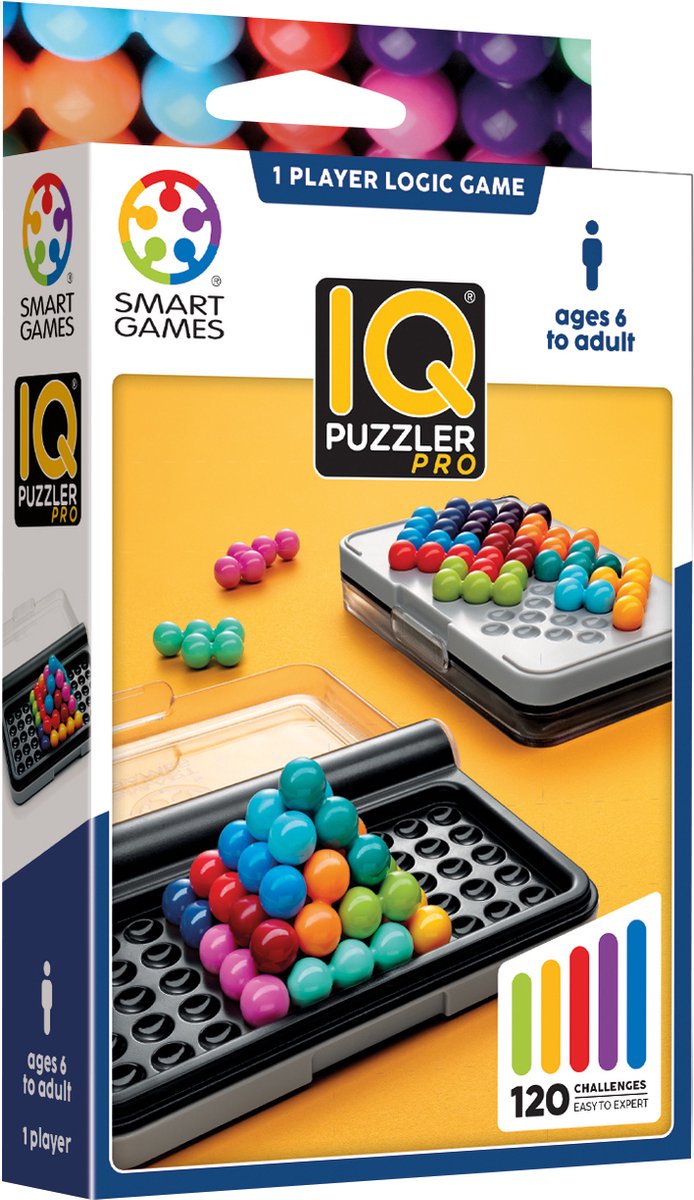 SmartGames - IQ Puzzler Pro - 120 opdrachten - Denkspel