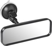 ProPlus Universele Achteruitkijkspiegel Binnenspiegel - 16.4 x 5.5 cm - Autospiegel - Interieurspiegel - Wijdehoekspiegel - Flexarm 4 cm - met Zuignap