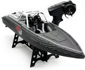 Mophorn RC-Boot, 2,4 GHz, 12 km/h, für Pools und Seen, Rennboot mit LED