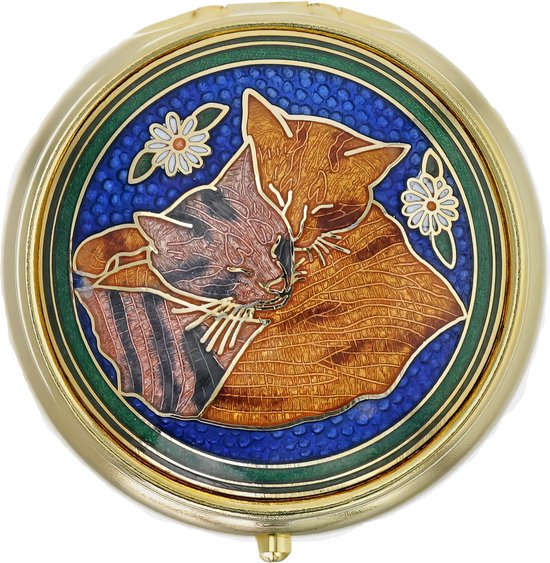 Compacte Katten Pillendoos voor Medicijnen