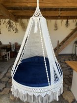 Art en Leven - Paris - Macrame Hangmat - Hangstoel