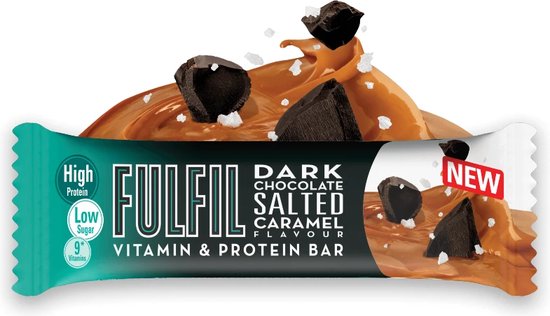 Fulfil Nutrition - Vitamine & Proteïne Repen - Dark Chocolate & Salted Caramel - 15 stuks — afbeelding 2