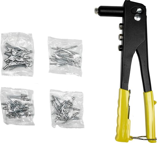 Benson Popnageltang set - Inclusief 60 popnagels - Lichtgewicht - Eenvoudig te bedienen - Voor DIY projecten