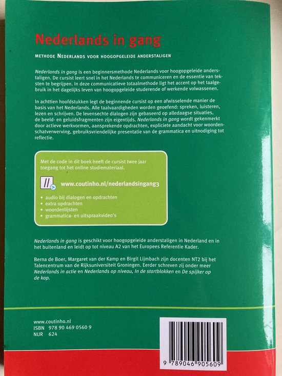 Nederlands in gang 9789046905609 Berna de Boer Boeken bol