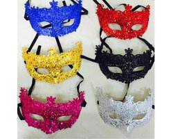 New Age Devi - Oogmasker Venetië - Maskerade op zijn best - Bal Masker voor een betoverende blik - Perfect voor Gala Feesten