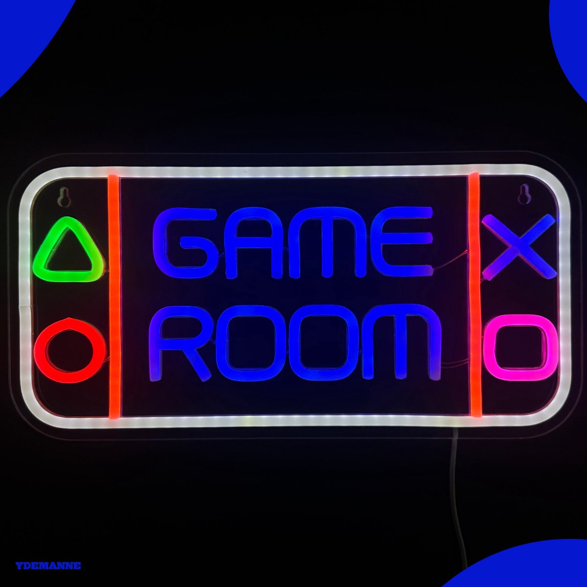 SOLIDEE Neonbord in de vorm van een gamecontroller
