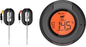 Bol.com Digitale Bluetooth Dome thermometer met 2 probes en 4 poorten - waterdicht aanbieding