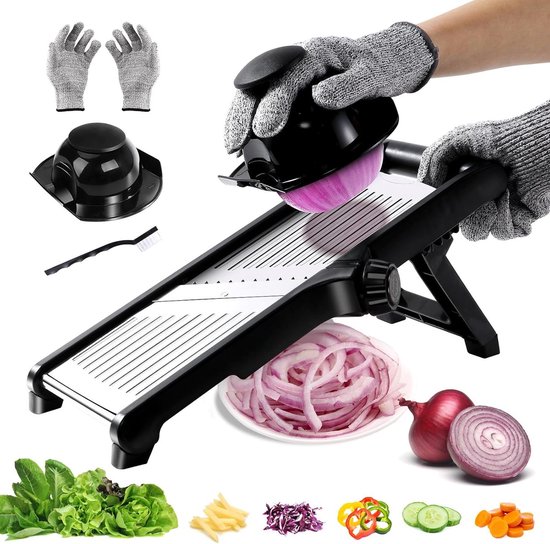 Trancheuse à Légumes Japonaise 3 Lames - Acier Inoxydable Pour Coupes Spirale