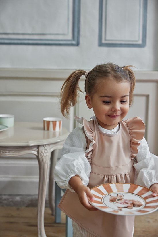 Elodie Porcelain Dinner Set - Babyservies - Kinderbord + kom - Babyservies set porselein - Kraamcadeau -Bunny Darling van Elodie — afbeelding 4