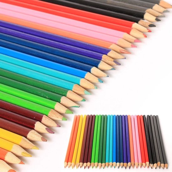 Boîte de 36 Crayons de Couleur – Deli ColorRun