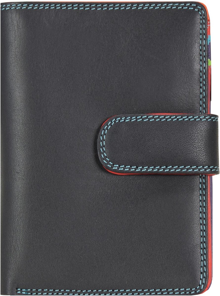 Mywalit Medium Snap Wallet Portemonnee Black/ Pace