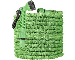 Uitbreidbare tuinwaterslang - blauw met HOMECALL 30333 - extra lang