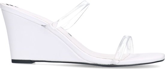 Sacha Dames Witte sleehak sandalen Maat 36 bol