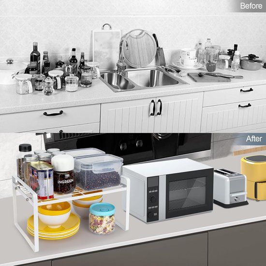 Tin folie/plasticfolie/vetbestendig papier houder organizer onder plank houder voor keuken kast organisatie extra groot zwart