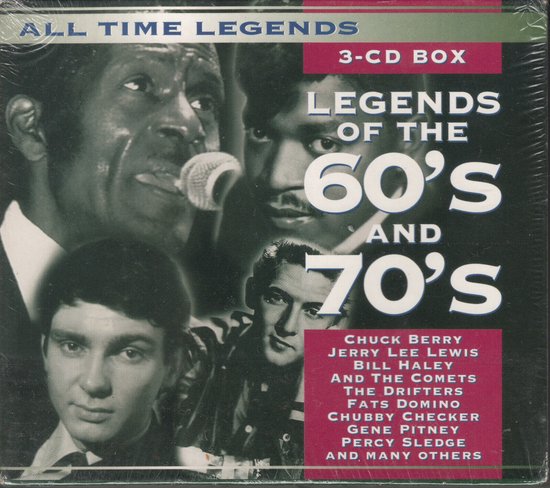 Legends of the 60s and 70s (3 CD Box) Rock & Roll, Jerry Lee Lewis, Chuck Berry