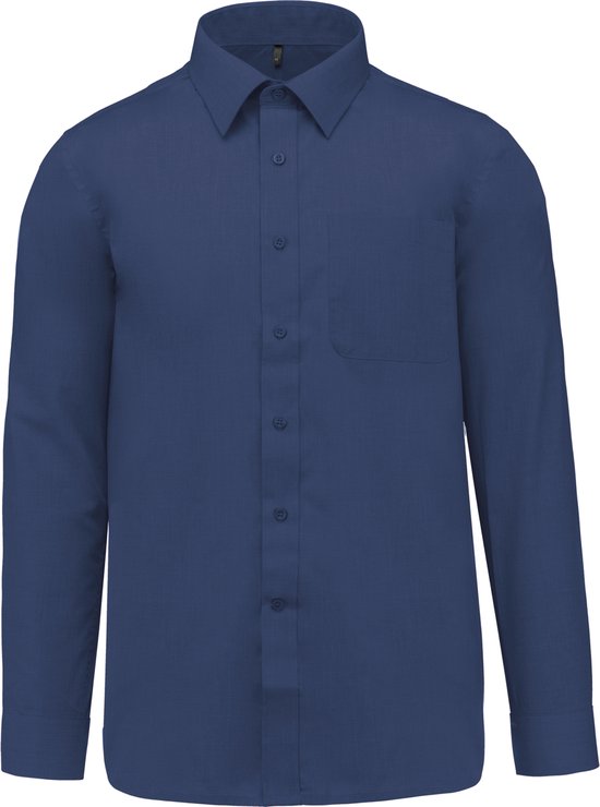 Chemise Kariban pour homme, en popeline de polycoton facile d'entretien K545 - Blue foncé - 6XL