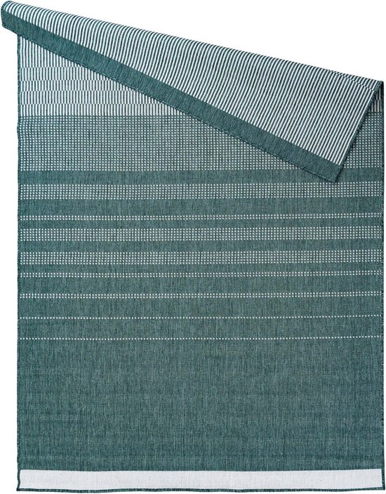 Tapis Moderne Vert / Grijs / Beige - 160x230 cm - Poils ras - Tapis de Salon