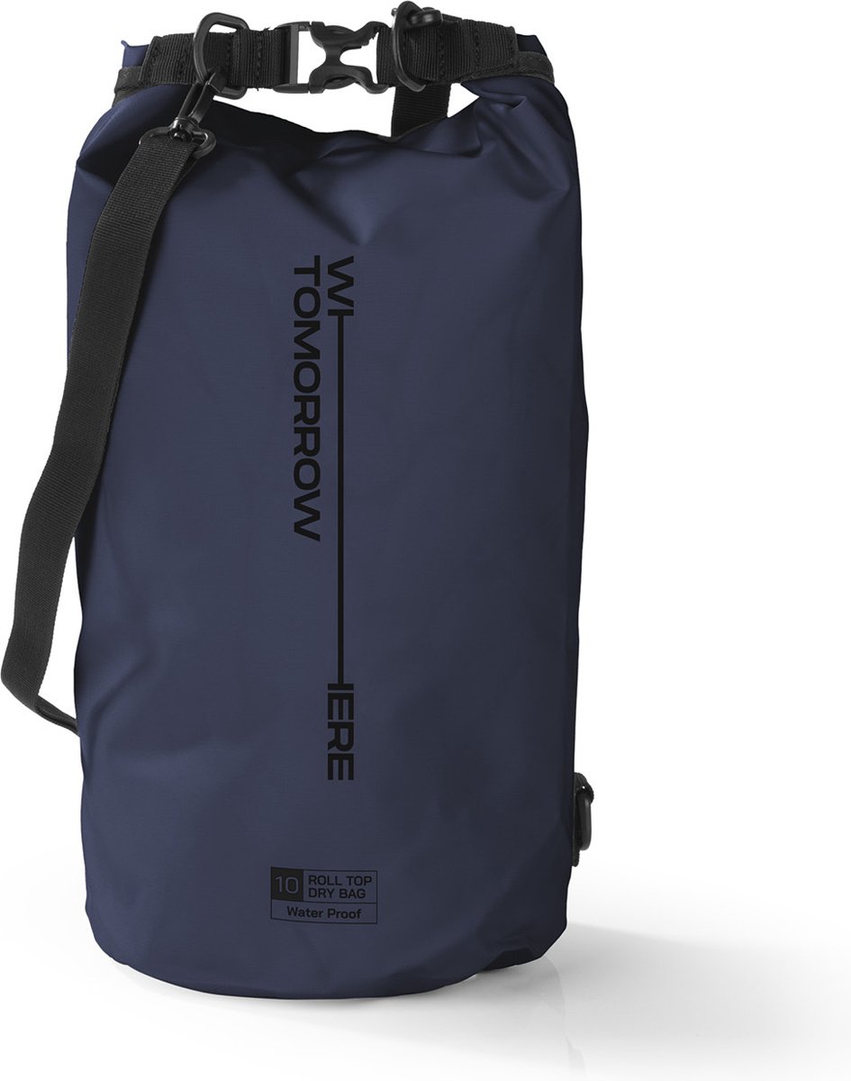Where Tomorrow PVC dry bag Style 02 10L donkerblauw