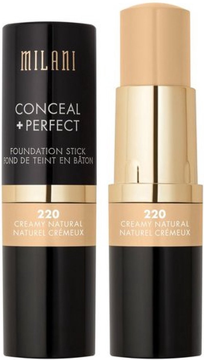 Milani conceal + perfect foundation stick 220 Creamy Natural