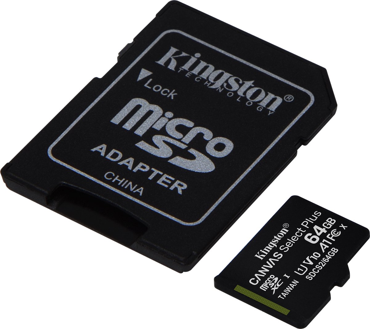 Kingston Micro SD 64 GB Geheugenkaart - class 10
