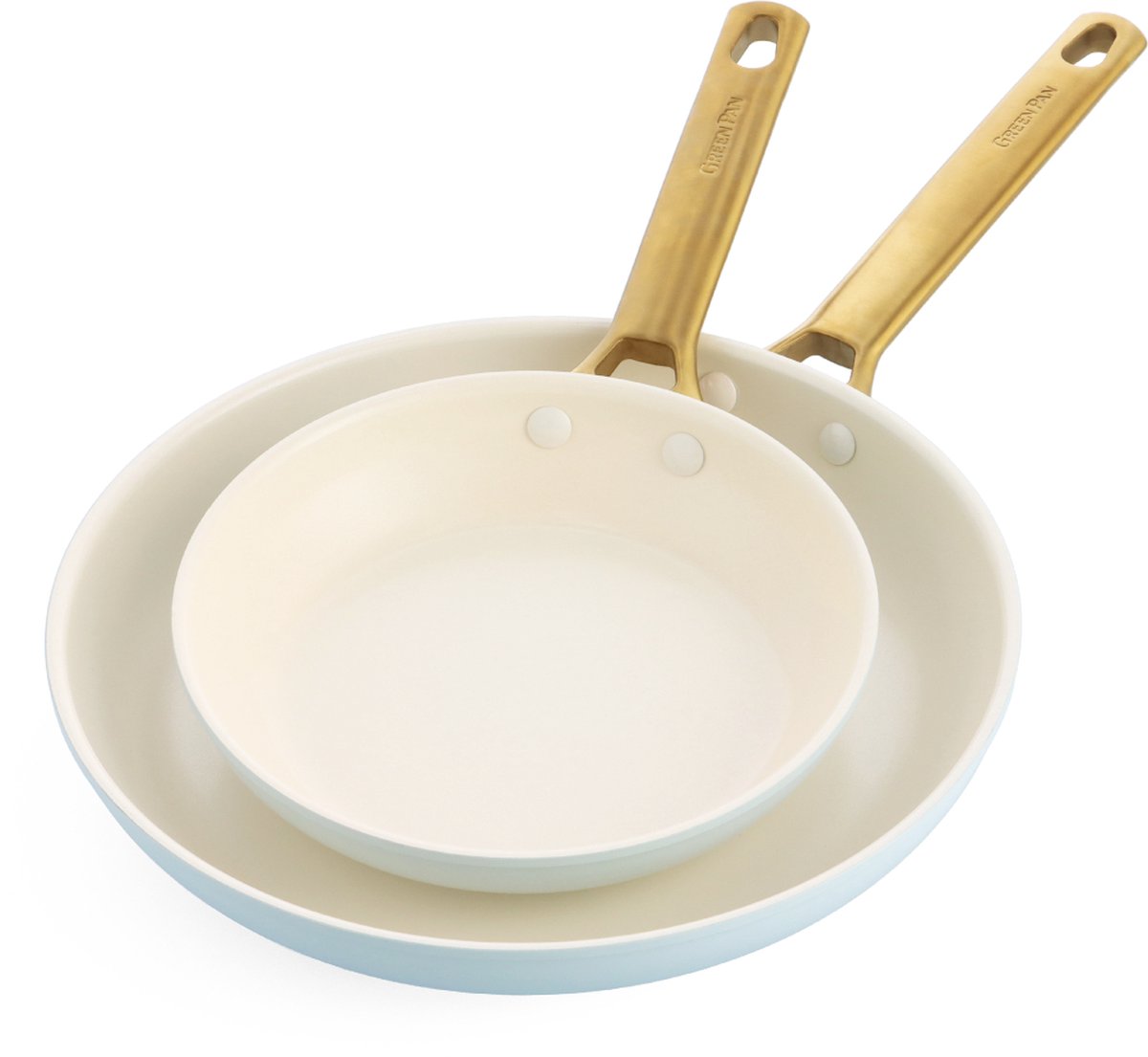 GreenPan Padova koekenpannenset 20 + 26 cm Light blue