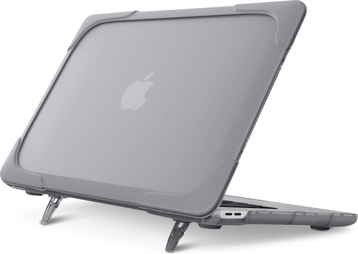 Avizar Coque pour MacBook Pro 16 2019 Protection Intégrale Rigide Contour Souple, Grijs