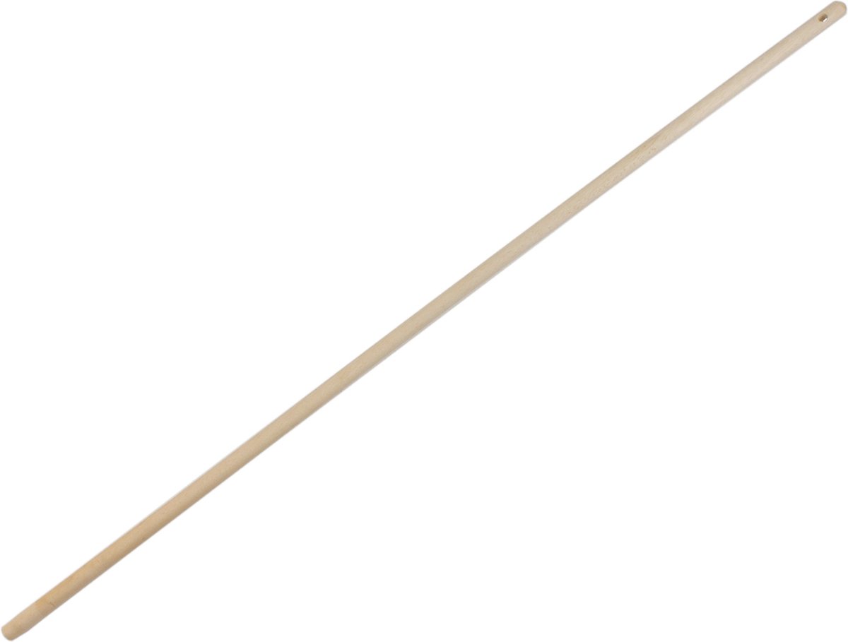 Buemag Bezemsteel universeel - hout - 120 cm - D24 mm