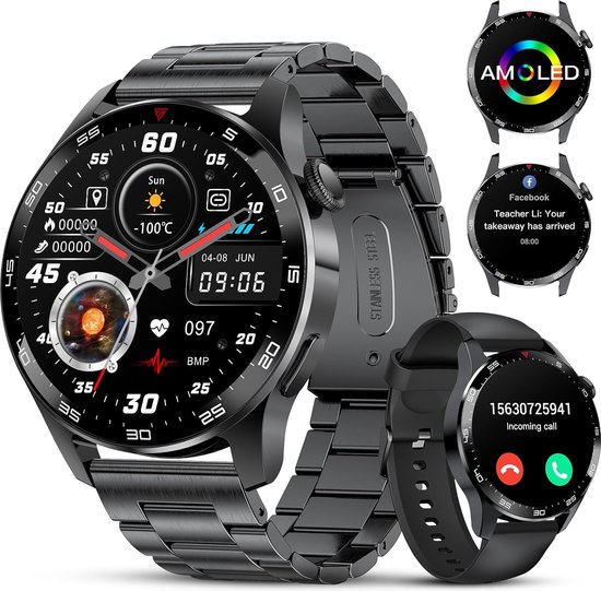Sporthorloge Smartwatch Fitness Horloge Hartslagmeter Sport bol